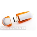 Эргономичная флешка-карамелька MG17017.O.4gb оранжевого карамельного пластика