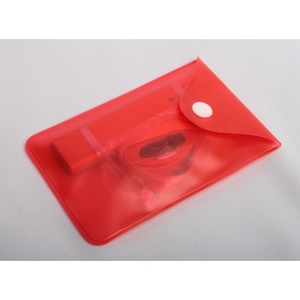 USB флеш-диск на 1 GB, красный, пластиковый корпус, алюминиевые вставки, MG17002.R.1gb с лого