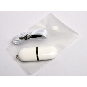 USB флеш-диск на 4 GB, белый, пластик, MG17015.W.4gb с лого