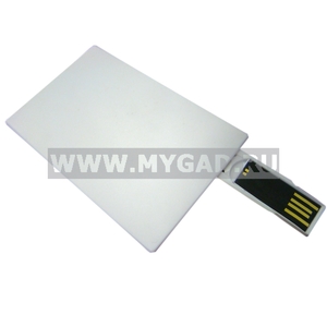 USB флеш-диск на 16 GB, белый, пластик, MG17card 2.16gb с лого