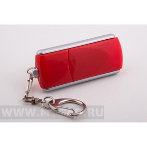 USB флеш-диск на 32 GB, красный, пластиковые вставки, металл, MG17040.R.32gb с лого