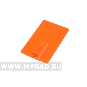 USB флеш-диск на 16 GB, красный, оранжевый, желтый, зеленый, синий, черный, белый, пластик, MG17Card_1.16gb с лого